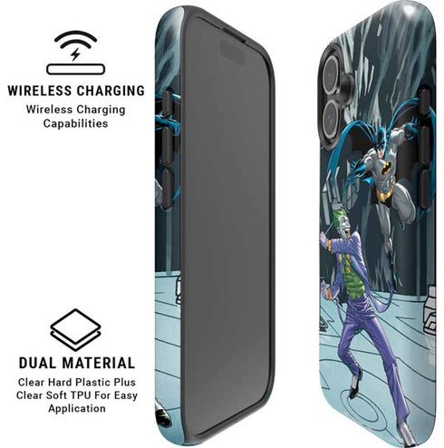 DC Comics The Joker vs Batman Art iPhone 16 Plus Magsafe Impact Case